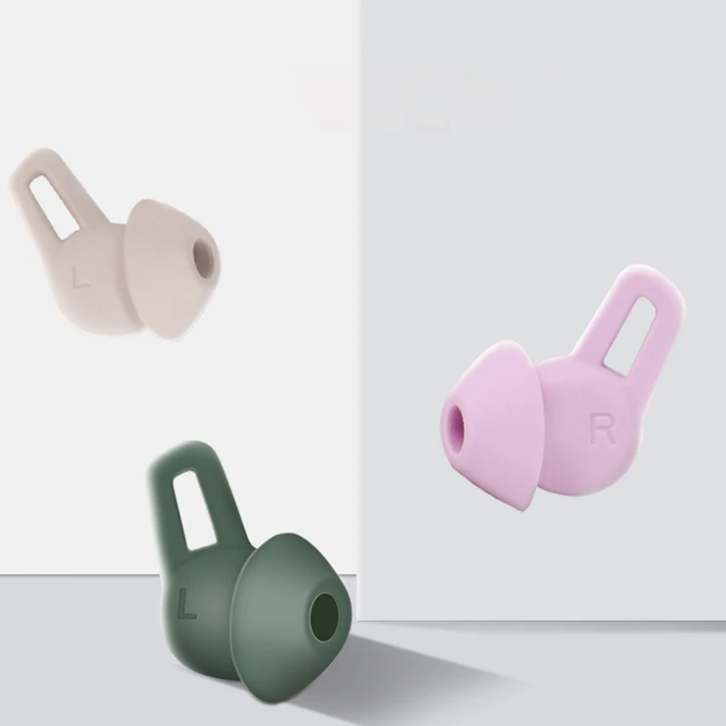 3 pares pontas ouvido silicone macio para fone ouvido freelace tampões ouvido substituição, dropshipping