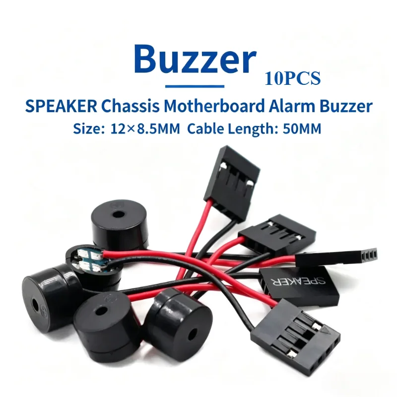 10pcs Mini Plug Speaker For PC Interanal BIOS Computer motherboard speaker Mini Onboard Case Buzzer Board Beep Alarm speaker kit