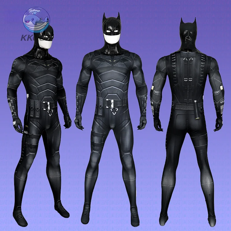 الرجال حفلة الهالوين تأثيري باتمان عيد الميلاد التحالف تأثيري بروس واين ارتداءها مرحلة الأداء كوس زي KKCos #1