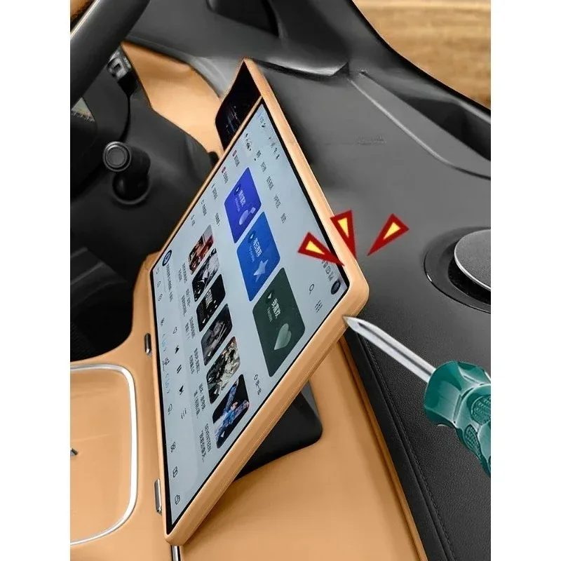 Silikon-Schutzhülle für den Bildschirm des Mittelkonsolen-Instrumentenpanels für Geely EX5 EM-i Galaxy Starship 7 Innenraum-Zubehör – Detail 6