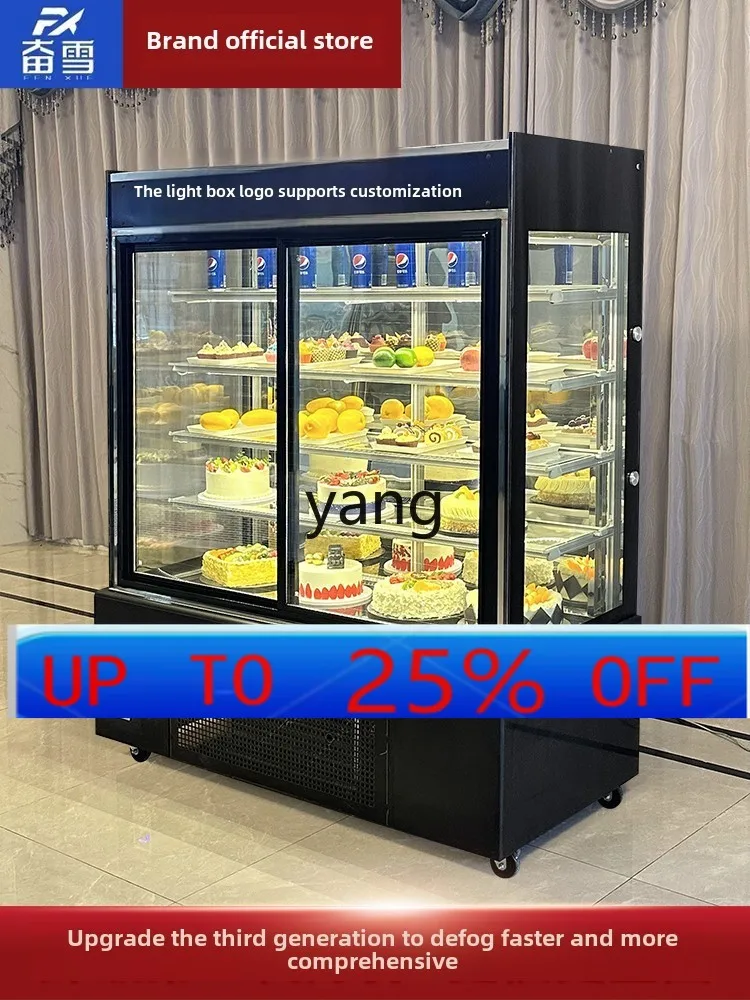 CX Dessert Cabinet West Point Display Cabinet Air-cooled Fruit Fresh-keeping Commercial Freezer