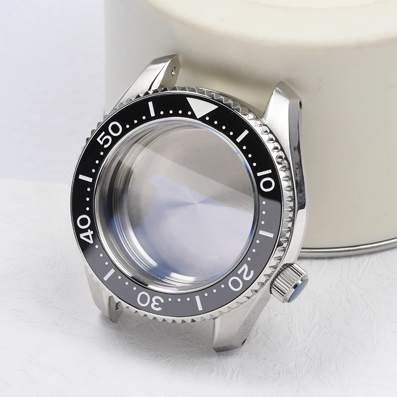 MM300 Watch Case Steel Super Luminous Sapphire Glass Diving Watch Case Fits Seiko Watch Mod for NH35/NH36 Automatic Movement