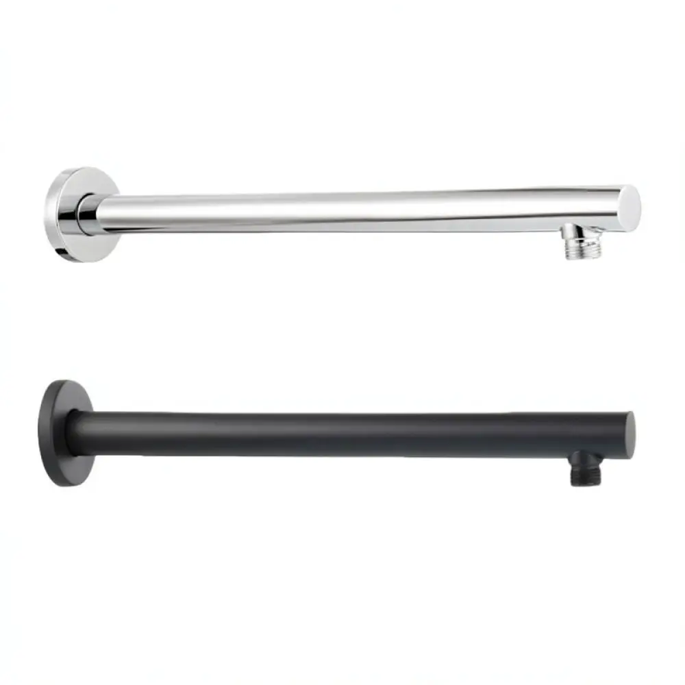 Stainless Steel Rainfall Shower Arm Wall Mount Extension Pipe For Bathroom Head Holder Durable Modern Shower Accessories