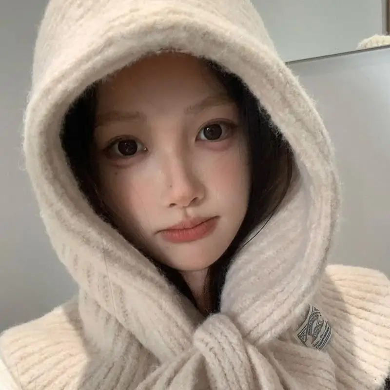 72XE تنفس الشتاء بالاكلافا هوديي وشاح للرقبة البلوز قبعة الصوف مزيج الرقبة الجراب قبعة للمغامرة في الهواء الطلق والعتاد #3