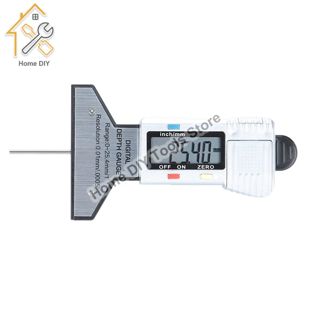 Jauge de profondeur numérique électronique, pression, profondeur, pouce, MeaccelerFractions, opathie, jauge de bande de roulement, indicateur électronique