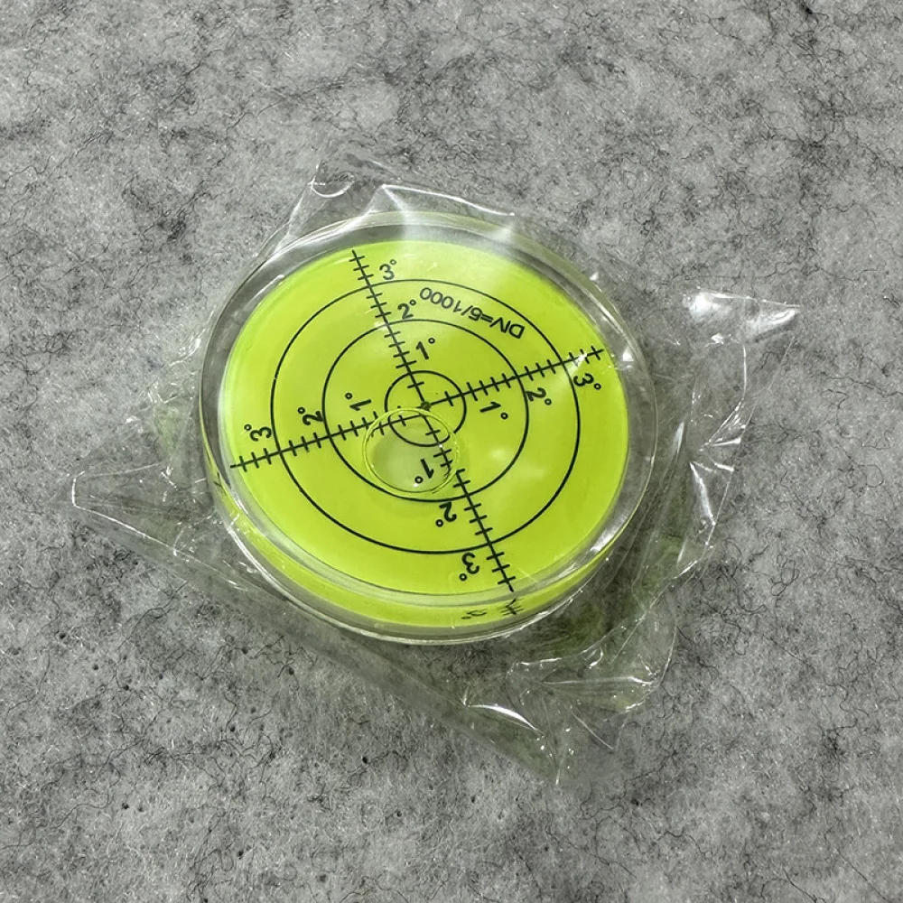 Industrial Circular Bubble Level Gauge 60x12mm For JR Equipment Precise Leveling Tool Surface Measuring Setup Accessory