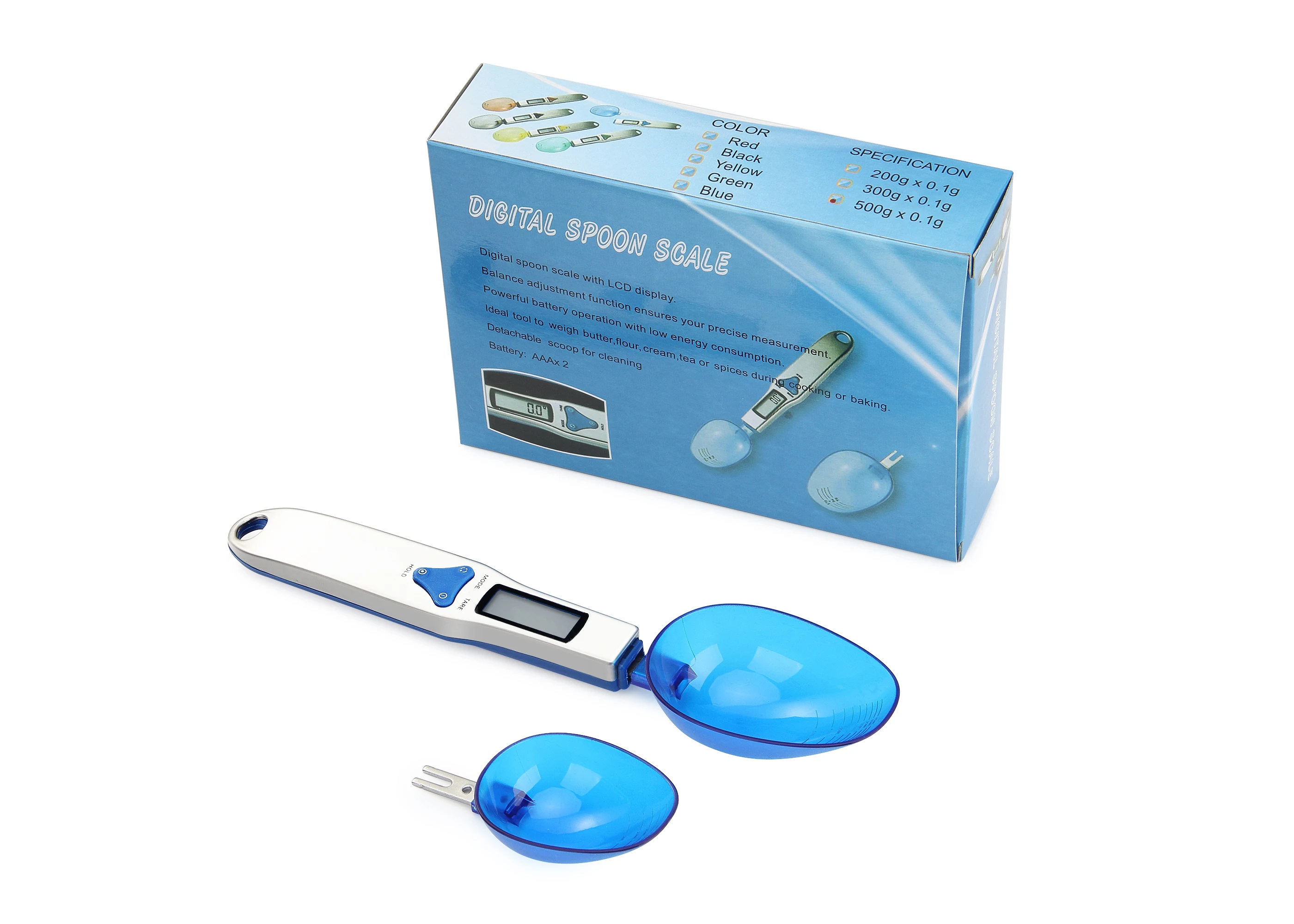 Digital Kitchen Scale 0.1g Electronic Spoon Scale 500g