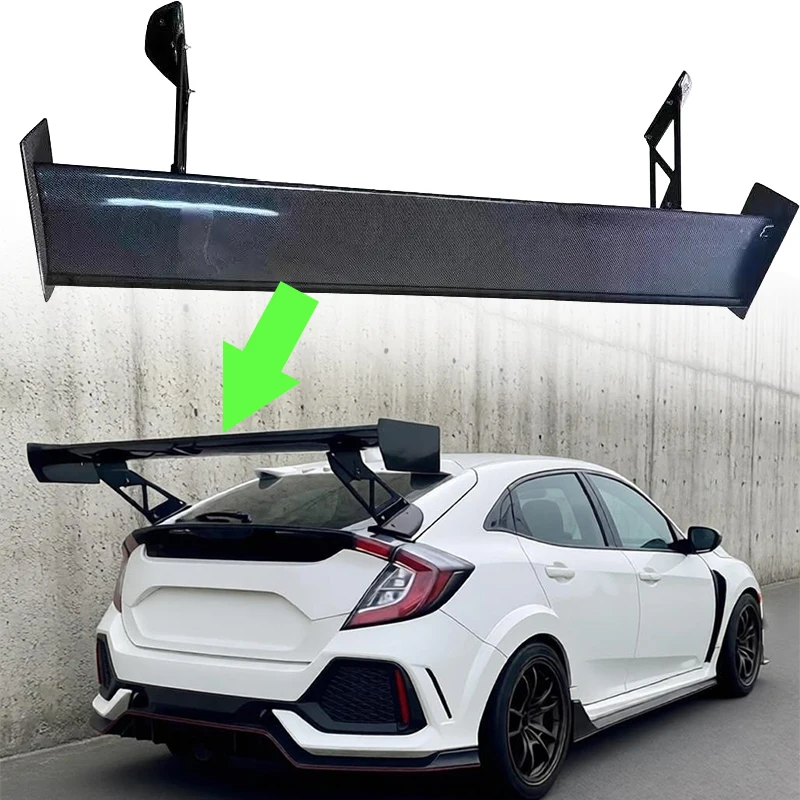 Rear Trunk Spoiler Tail Wing For Honda 10th Civic Hatchback FK7 FK8 2017‑2021 Tuning Automobiles Accessories Exterior Parts Body