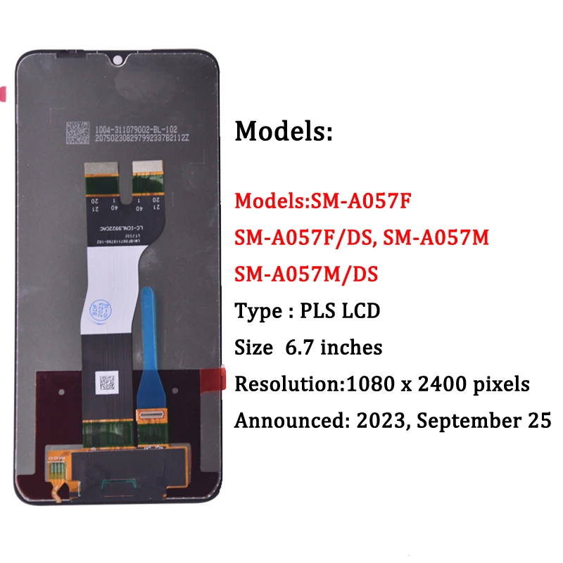 Para Samsung A10 A105 pantalla lcd MONTAJE DE digitalizador con pantalla táctil para Samsung A105/DS A105F A105FD A105A lcd