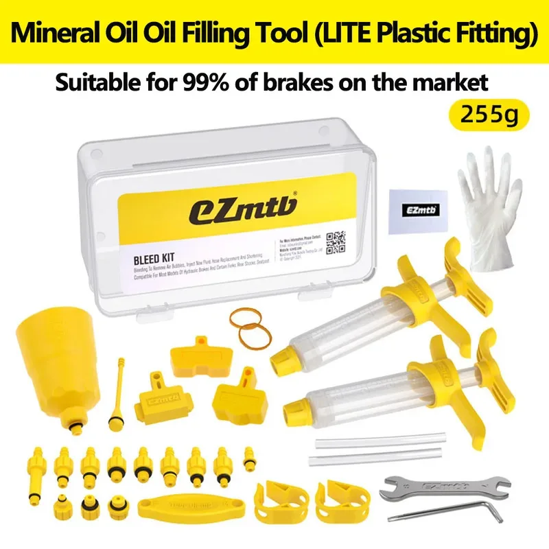 Bicycle Hydraulic Disc Brake Oil Bleed Kit Tools for SHIMANO, SRAM, Avid, MAGURA Series MTB Road Bike Brake Repair Tool