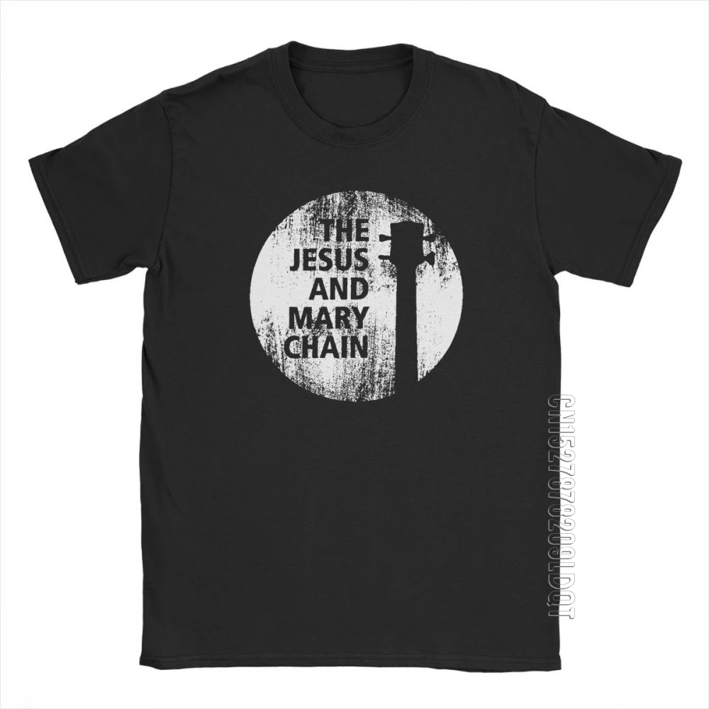 Virgin Mary The Jesus And Mary Chain Man's T Shirt Hipster Pure Cotton Male Tshirt Basic Tees O Neck T-Shirt Normal Tops