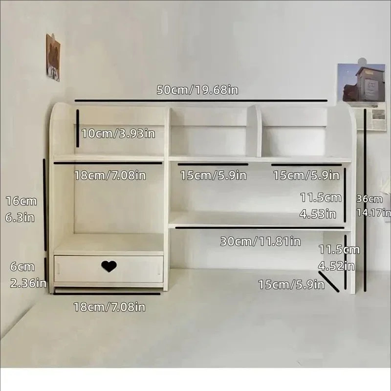 Imagem -03 - Double-layer Papelaria Organizador Office Desk Acessórios Organizadores de Armazenamento Desktop Material Escolar