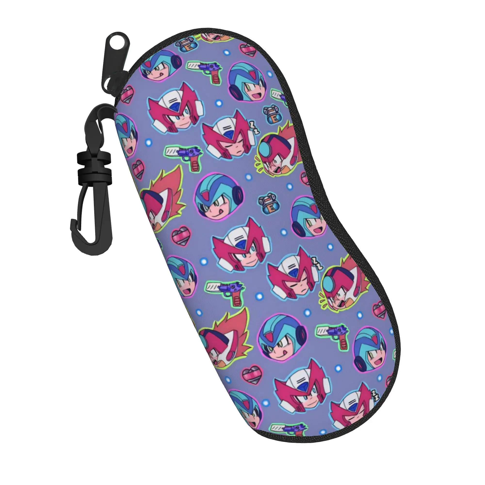 Harajuku Cartoon Glasses Case Mega man Accessories  Box  Eyewear Storage Box Ins Style Eye Contacts Case