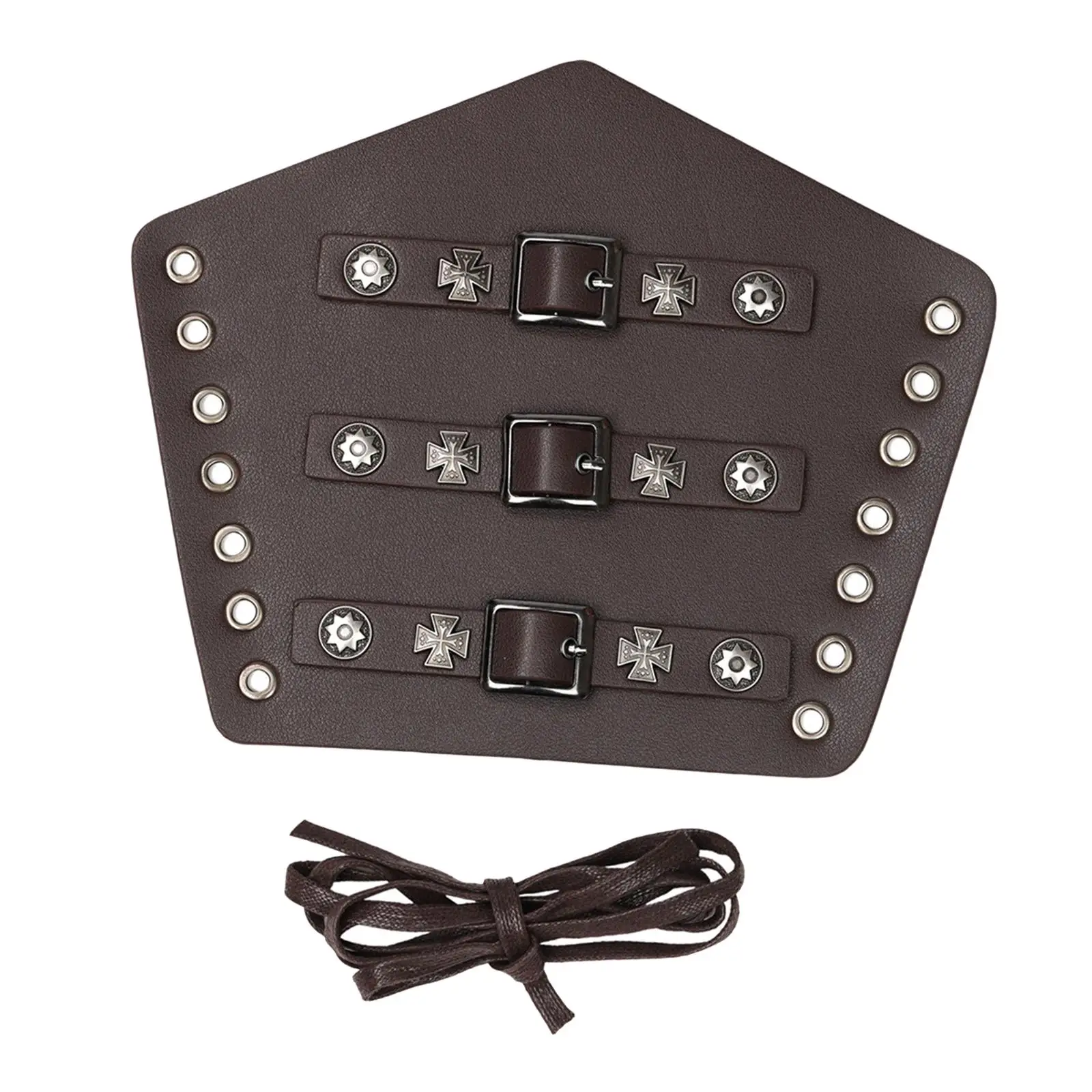 ปลอกแขนหนัง PU สไตล์ยุคกลาง สำหรับงานปาร์ตี้ธีม งานรื่นเริง และงานเลี้ยงน้ำชา