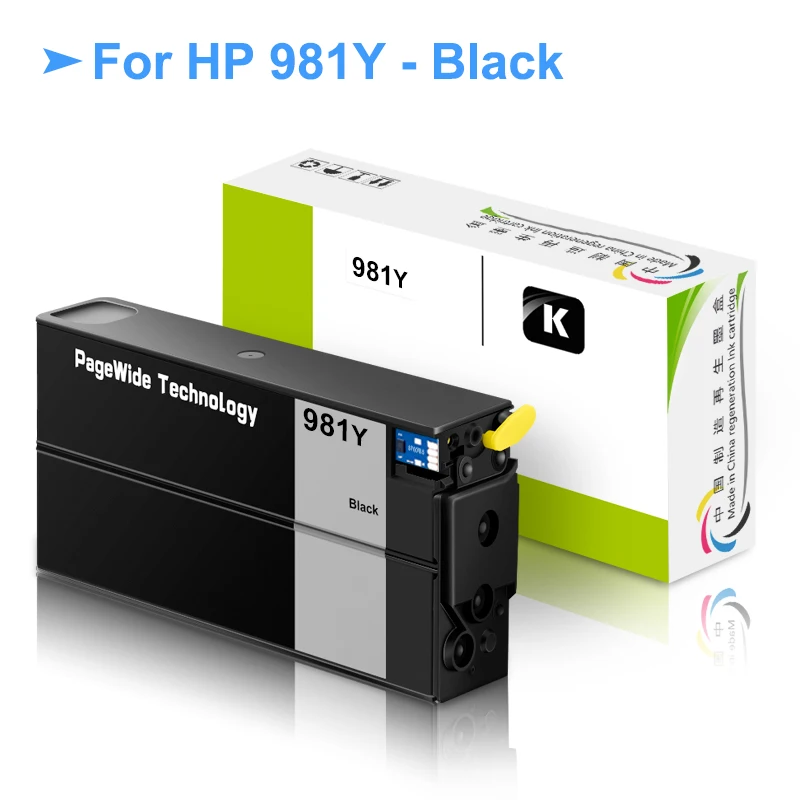 For HP 981Y Full Ink Cartridges With Pigment Ink For HP PageWide Enterprise Color 586dn 556xh 586z 586f 556 586 E55650 E58650