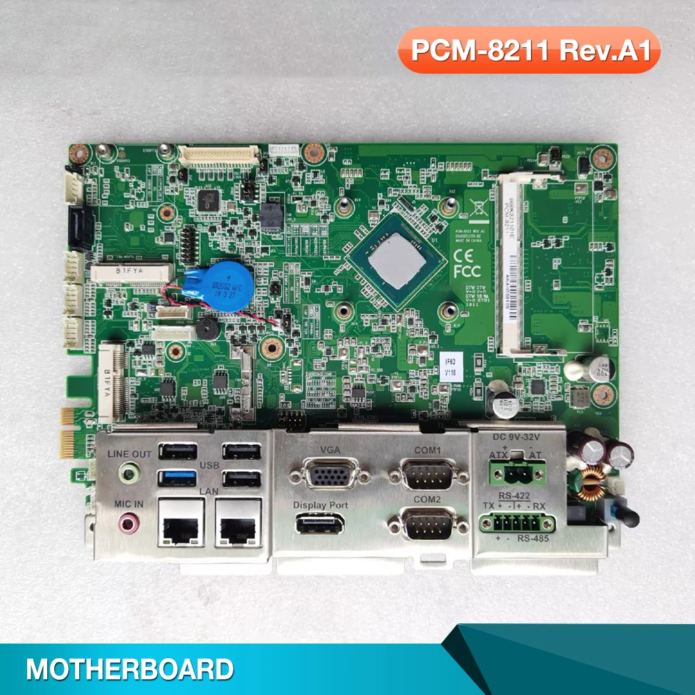 

PCM-8211 Rev.A1 Industrial Control Screen Integrated Computer Motherboard