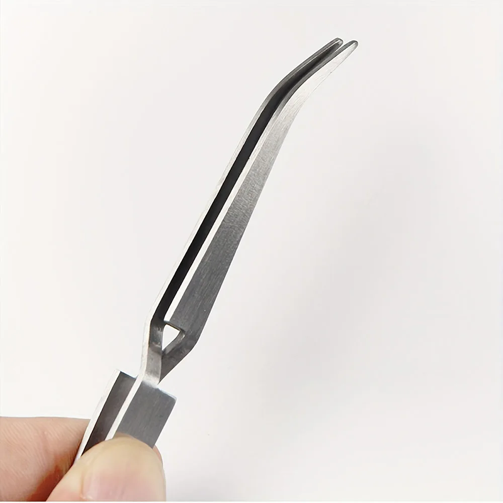 LULAA Nail Professional Tools Multi-Function Nail Art Rhinestones Decoration Picking Clip Nipper Stainless Steel Tweezers image 5