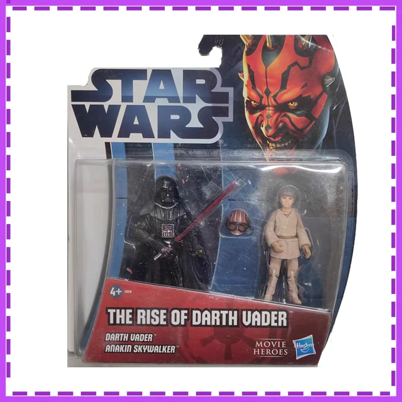 

Hasbro Animr Star Wars Darth Vader Obi-Wan Kenobi Ahsoka Boba Fett Christmas Gifts Active Joint Genuine Action Figure Model Toys