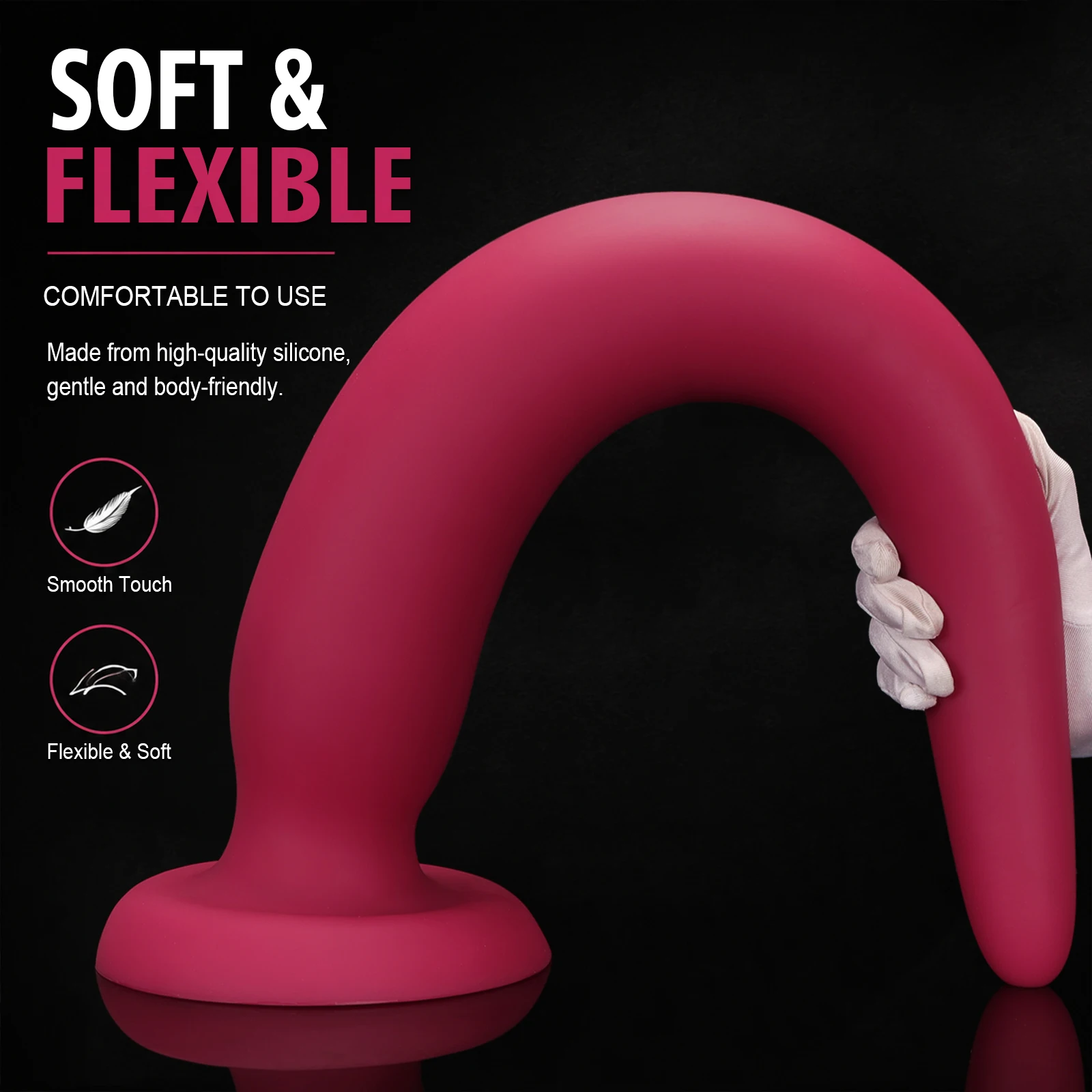 66cm Long Huge Anal Plug Big ButtPlug Anal Dialation Large Long Butt Plugs Adult Sex Toys Training Expansion For Women Men Gay18_voghion.com