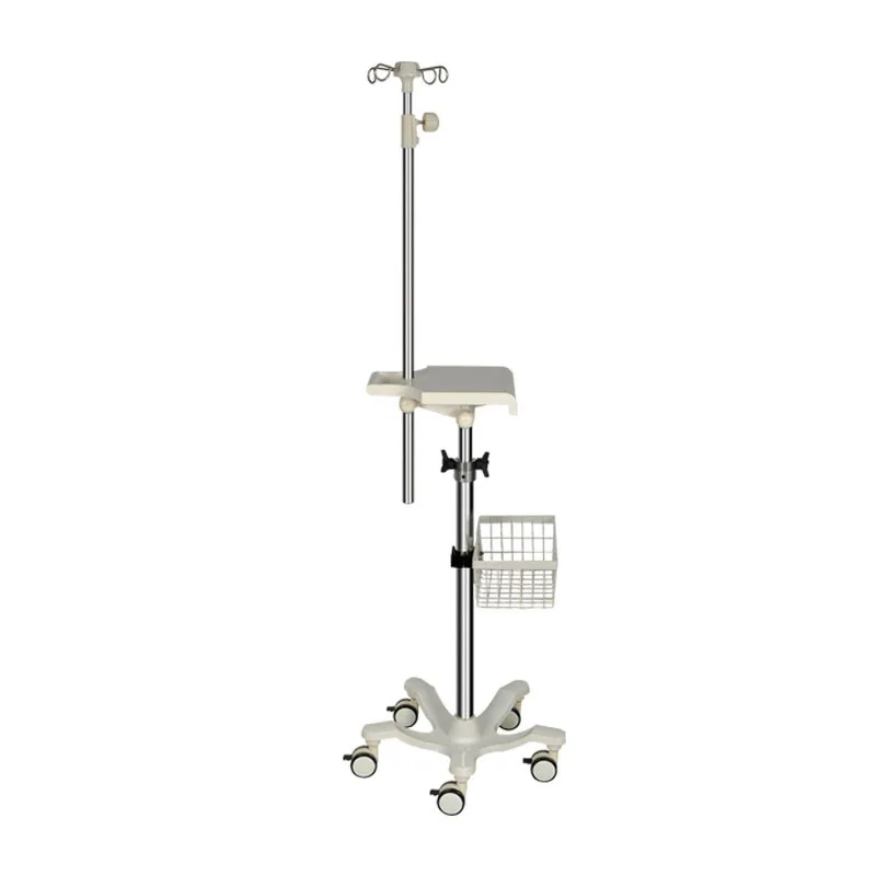 

Luxurious floor-standing aluminum alloy IV Pole Stand height adjustable Intravenous pole