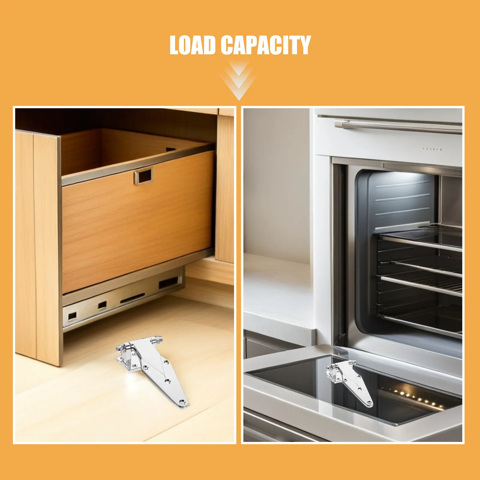 Cold Storage Door Hinges Heavy Duty Zinc Alloy for Freezer Refrigerator Kitchen Appliance Hardware view 3