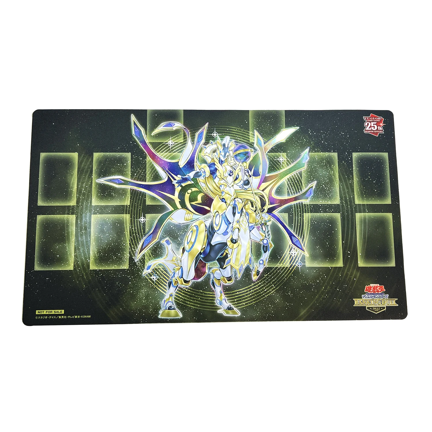 Yu-Gi-Oh Blue-Eyes Chaos MAX Dragon Foil Holographic Shinny Holo Custom Playmat  Rainbow CCG Mat Link Zone Playmat +Free Bag