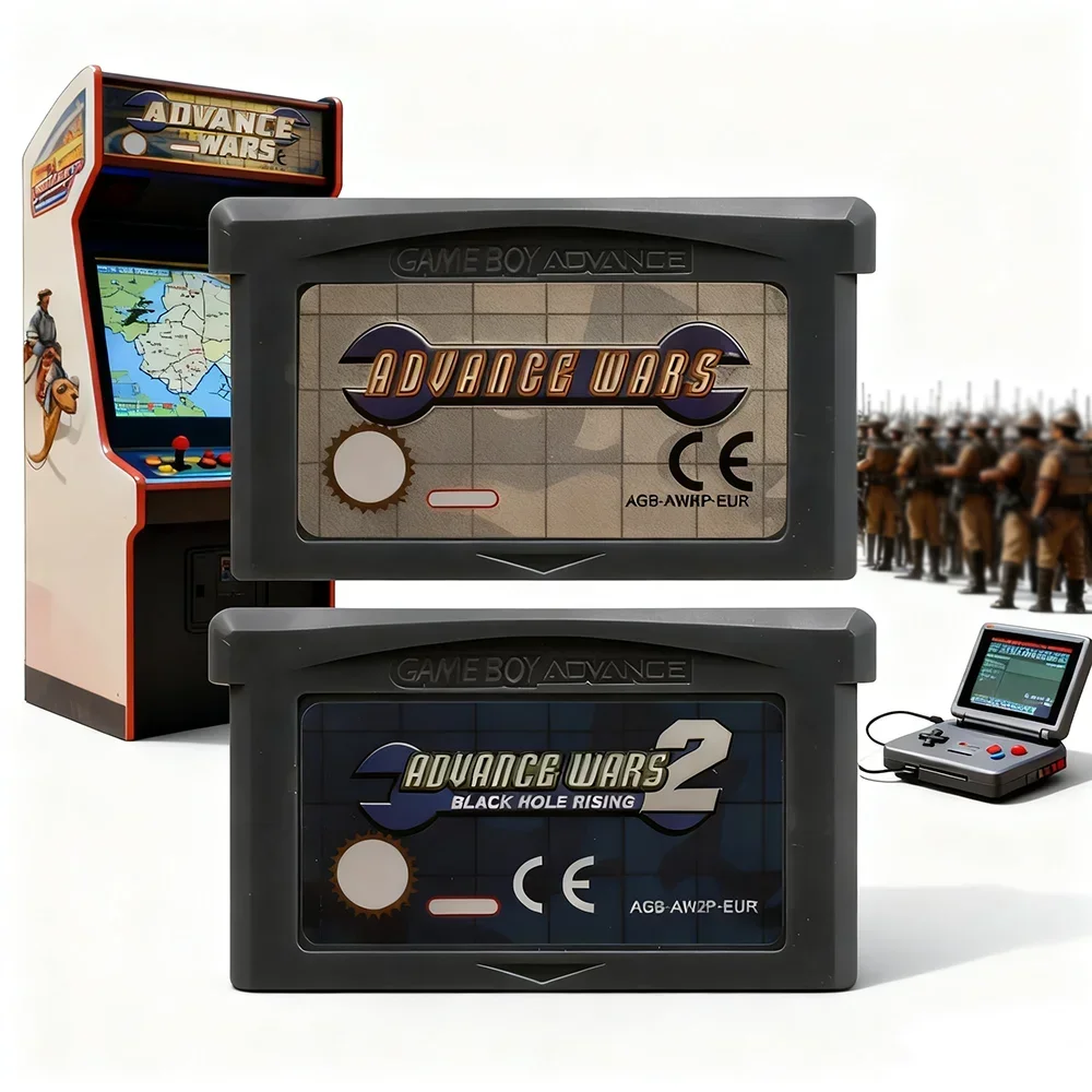 EUR/USD English GBA game card with black hole rising 32-bit video game console card