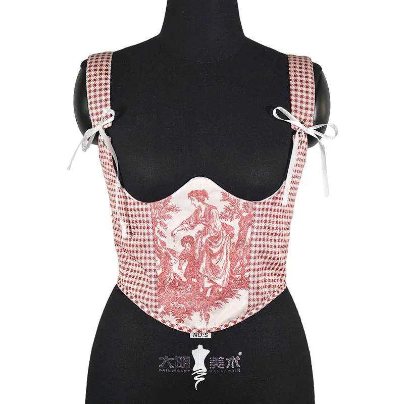 Lenceria  Sexy Mujer Corset Belt Gothic Cosert Espartilho Corselet Floral Bustiers & Corsets Top