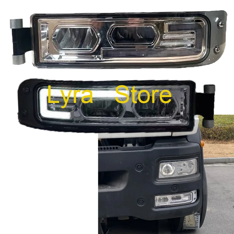 1 PAIR LED FOG LAMP INDICATOR LAMP With Plug FITS FOR MAN TGA TGL TGM TRUCK