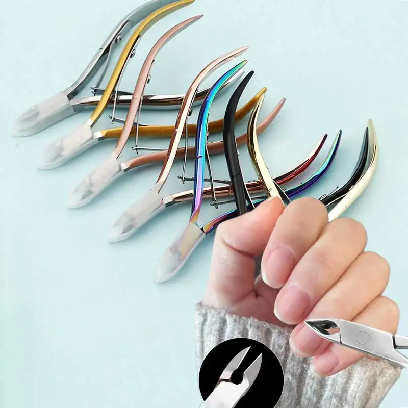 

1Pcs Nail Cuticle Nipper Dead Skin Remover Scissor Stainless Steel Tweezer Clipper Manicure Professional Tool Trimmer