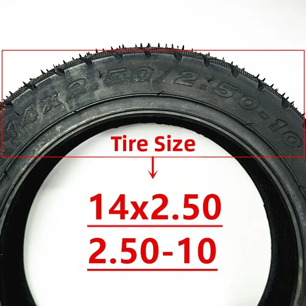 

For Electric scooter tubeless tire 14 inch 14x2 50 for For Electric bicycle with thickened rubber and improved air retention