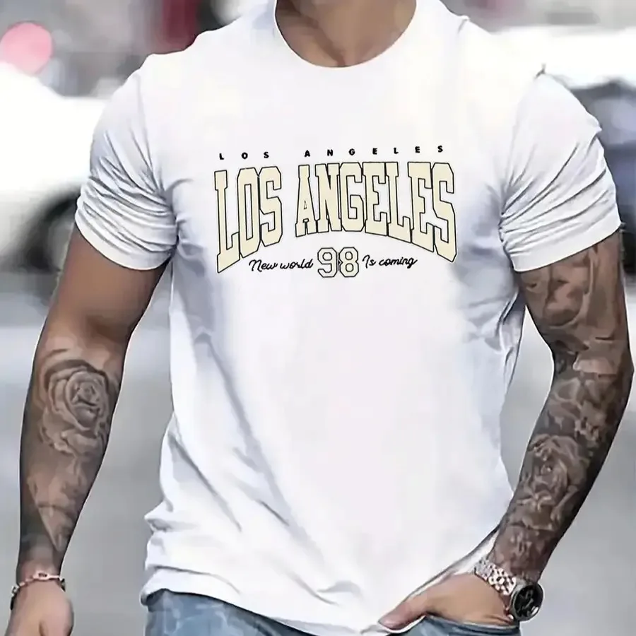 Mens TShirt Comfortable Crew Neck Casual Cotton ShortSleeves Soft Breathable Top Menswear Tshirt Summer Spring Streetwear Cotto