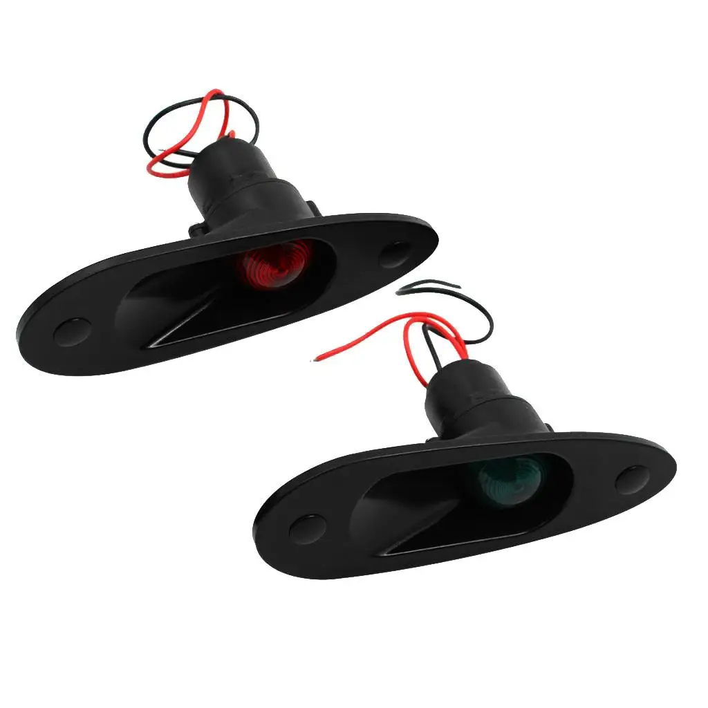 Marine Navigational Side Light Boat Bow Tear Lights Nylon Housing