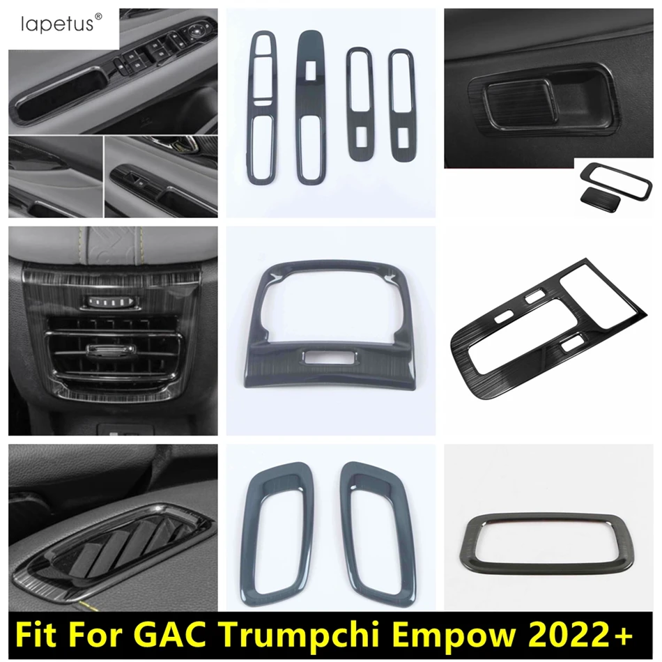 

Gear Shift Panel / Head Lamp / Window Lift / Rear Box AC Air Vent Outlet Cover Trim Accessories For GAC Trumpchi Empow 2022-2024