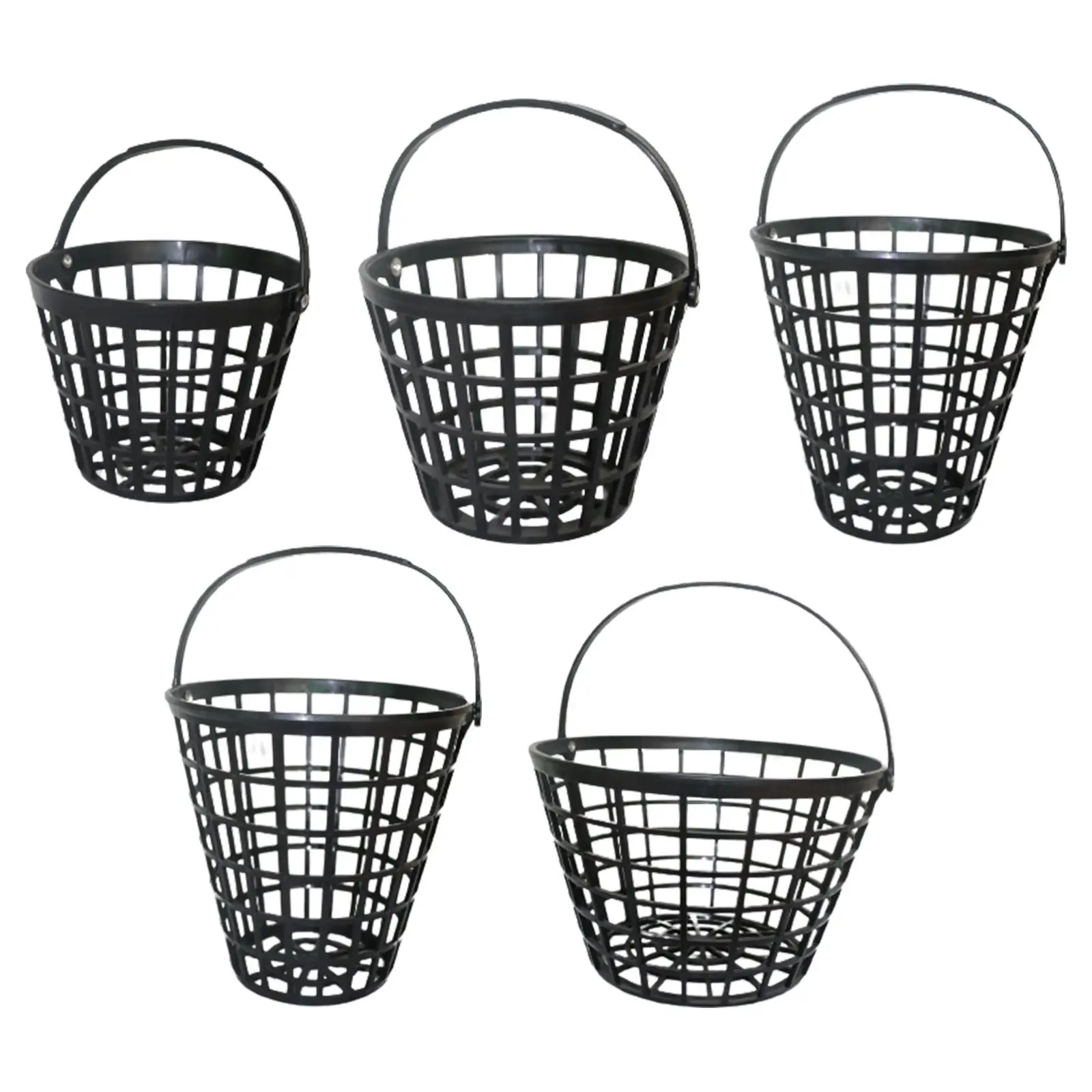 Golf Range Bucket Carrier Golf Club Accessories Training Golf Ball Basket