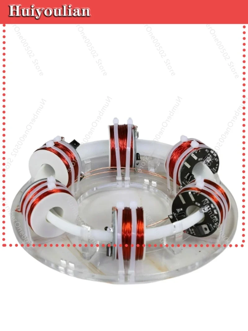 Ring Cyclotron Ring Magnet Scientific Experiment Creative Novelty High-Tech Toy Puzzle Model Kit -011