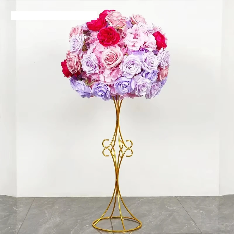 

Handmade Custom Rose Ball Wedding Centerpieces Simulation Flower Arrangement Birthday Party Banquet Table Decor Window Prop
