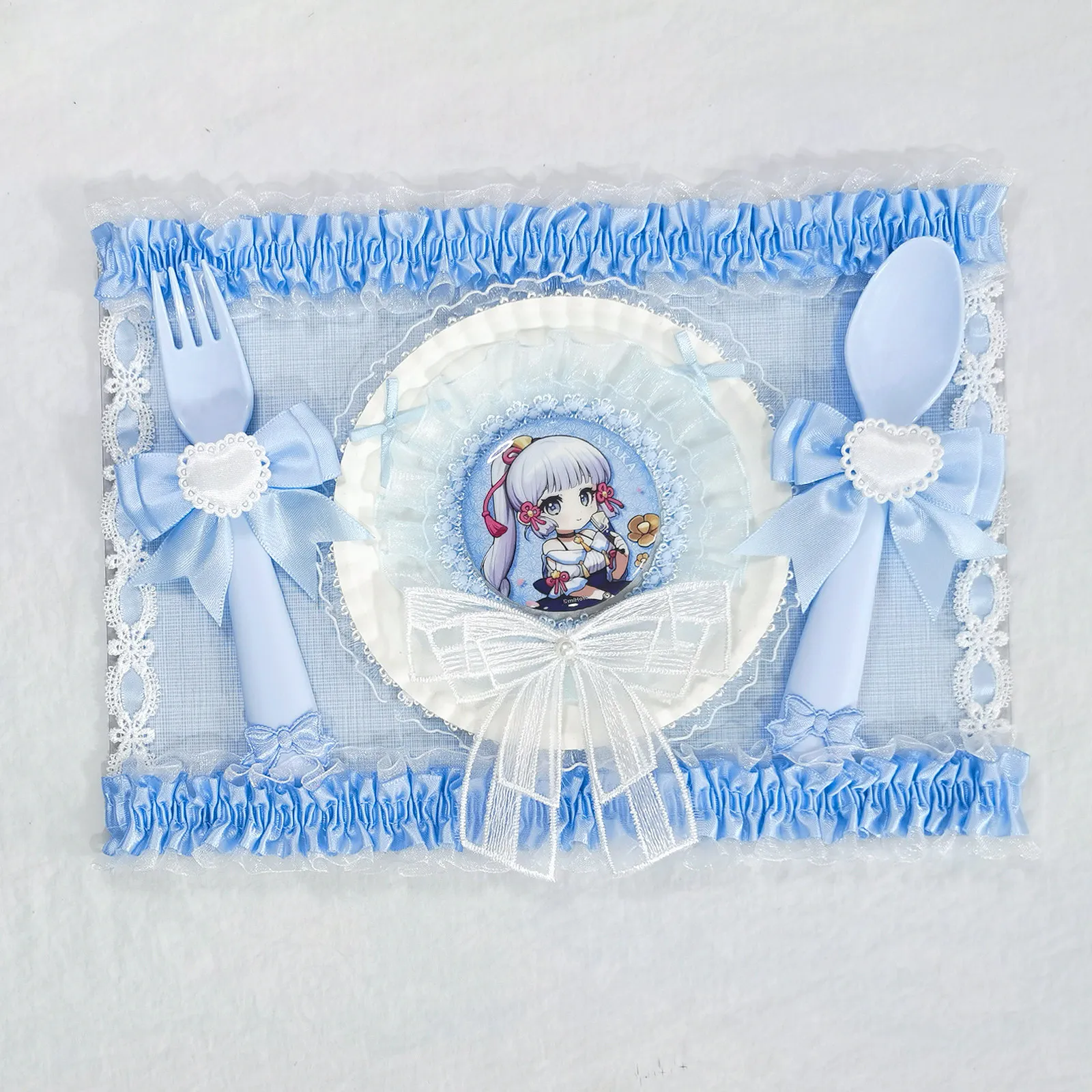 Plate Pain Board Finished Lazy Ribbon Lta Bandaging Board Badge Bazi Tuogumei A4 B5 Fork and Spoon Plate Pain Board