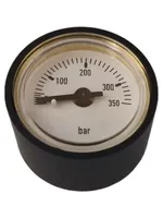 Precision high-pressure gauge 350Bar 28mm, EDgun FX pressure gauge with 1/8 BSP/M10 thread, suitable for pneumatic tools