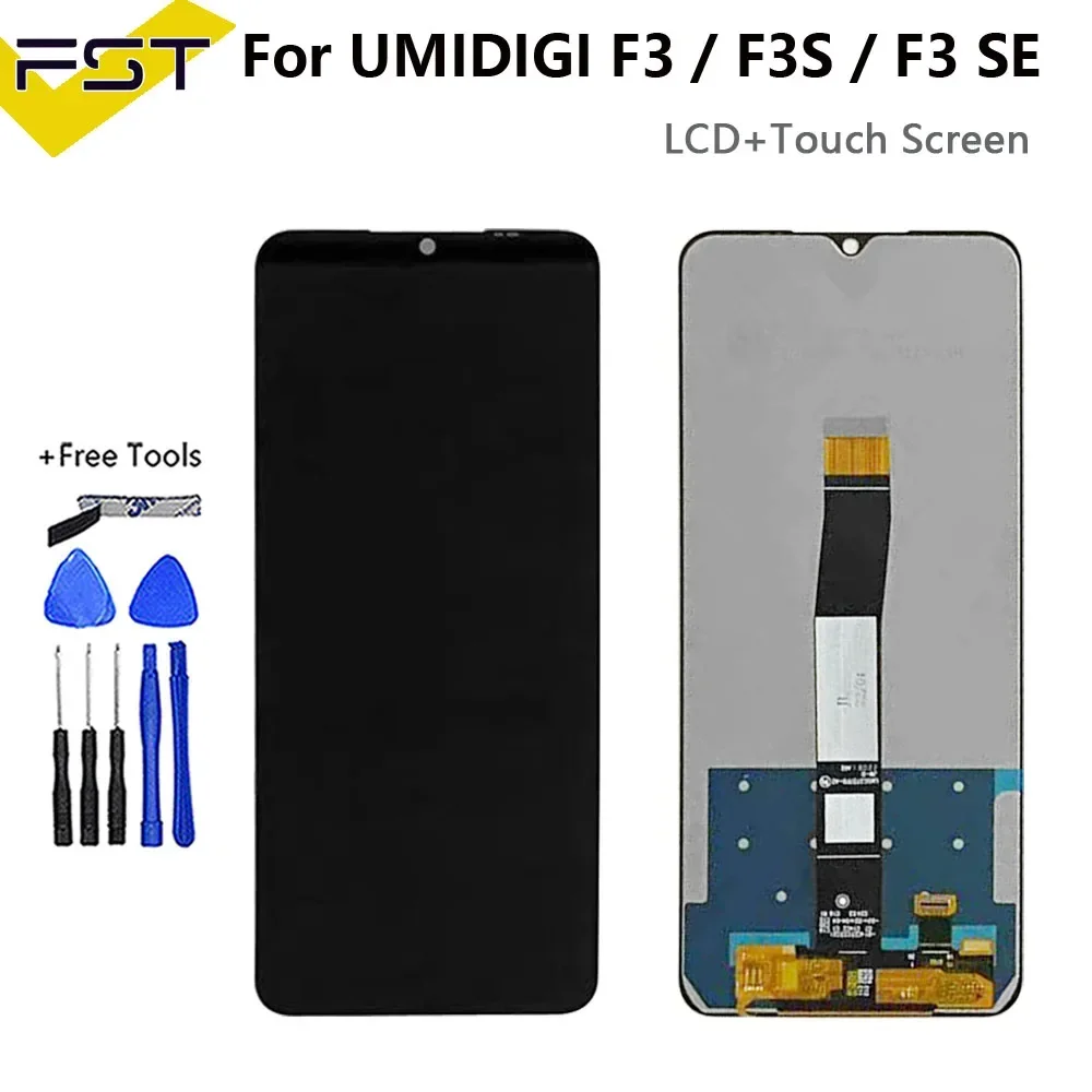 100% Tested For UMIDIGI F3 F3S F3 SE LCD Display Touch Screen Digitizer Replacement For UMIDIGI F3 5G / F3S / F3SE LCD Repair