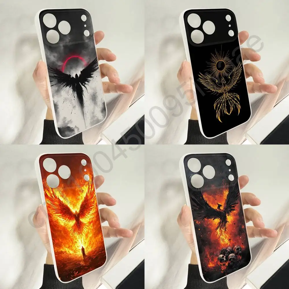 

Cool Phoenix Fire Phone Case For iPhone 11,16,15,14,13,17,12,Plus,E,Air,Mini,Pro,Max Magnetic Magsafe Soft Cover