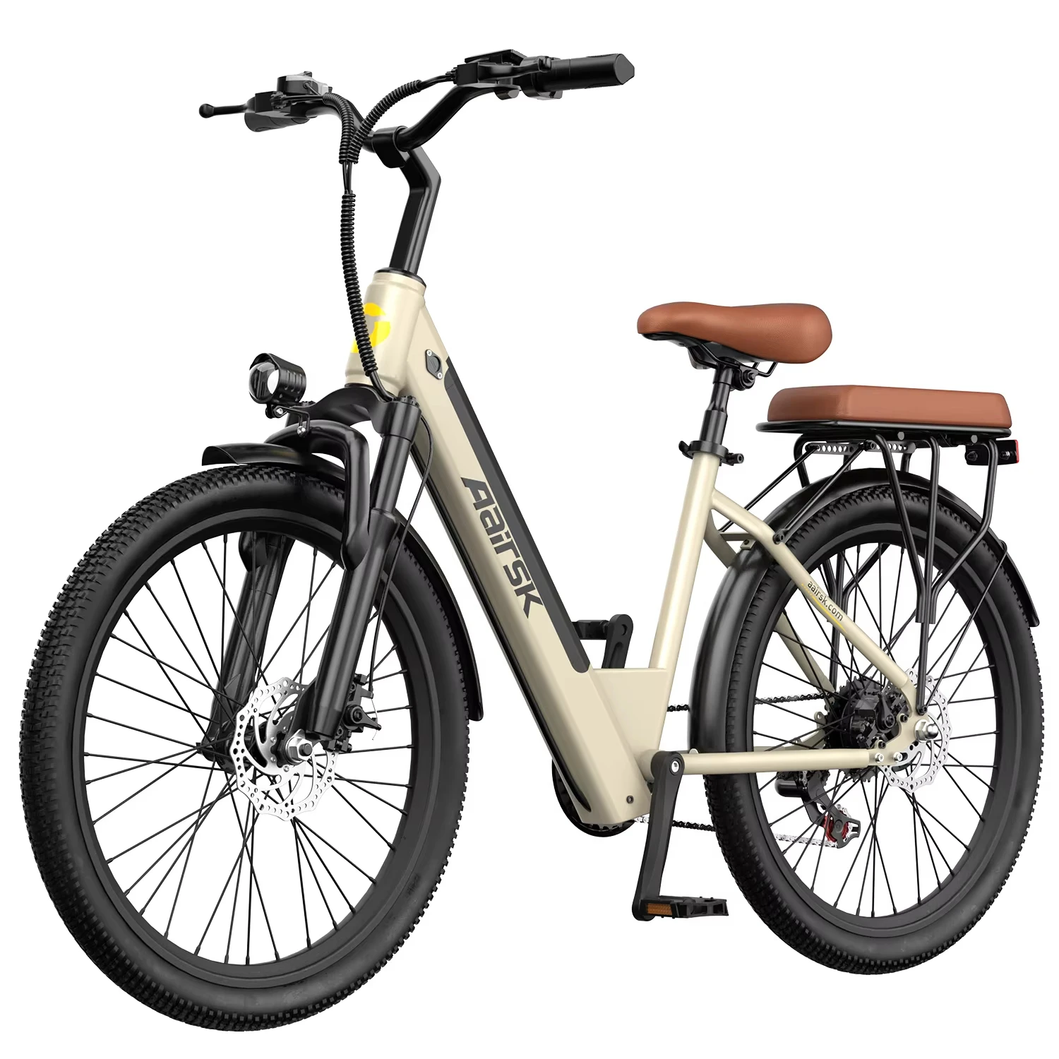 AliExpress NONE Aairsk Adult Electric Bike 250W Motor 36V 13Ah Removable Battery 26 Inch E-Bike with NFC Unlock 7 Speed Gear Urban Commuter Bicycle