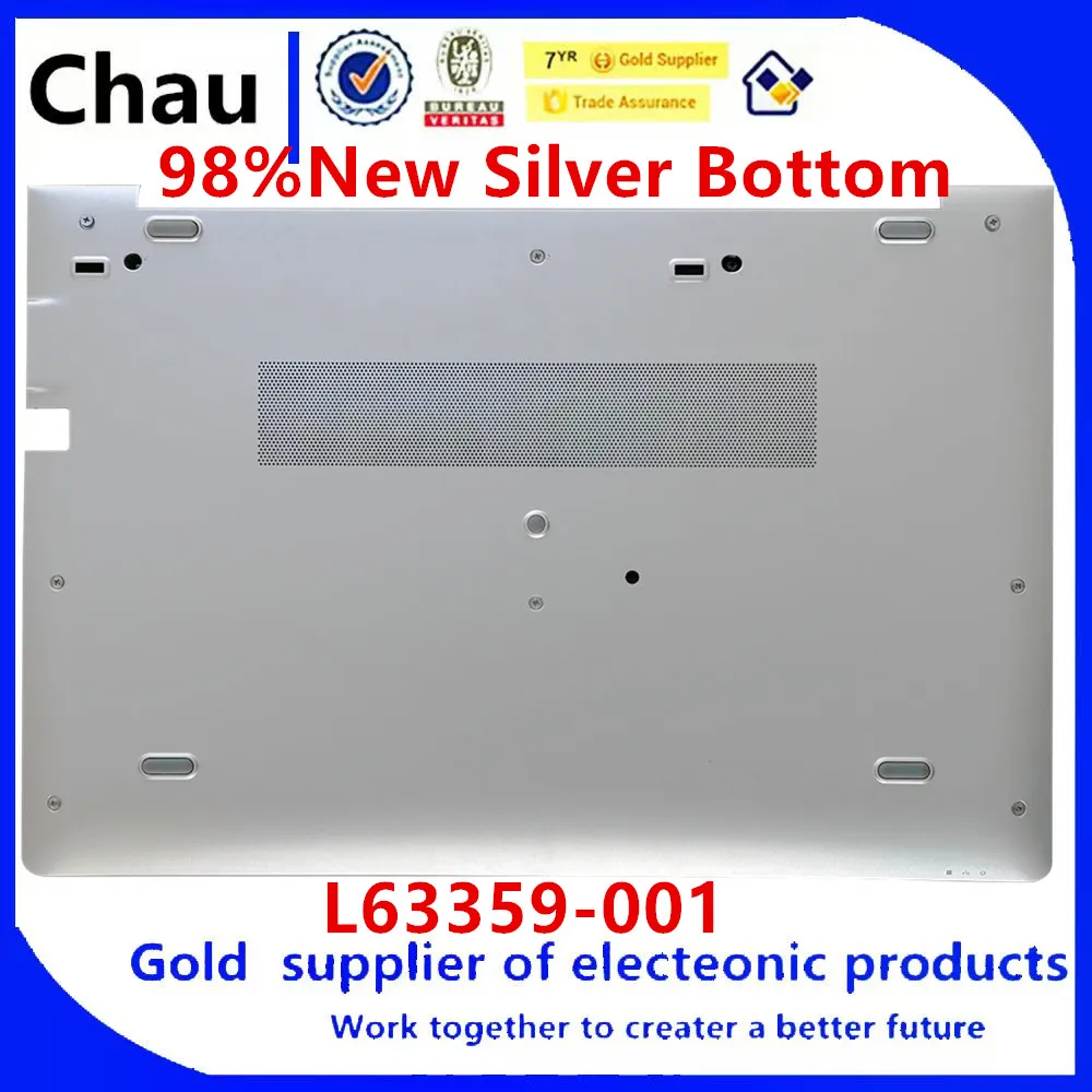 جديد لـ Chau EliteBook 755 850 G6 G5 حافظة علوية للكمبيوتر المحمول Palmrest غطاء/غطاء قاعدة سفلي L63370-001 L63359-001