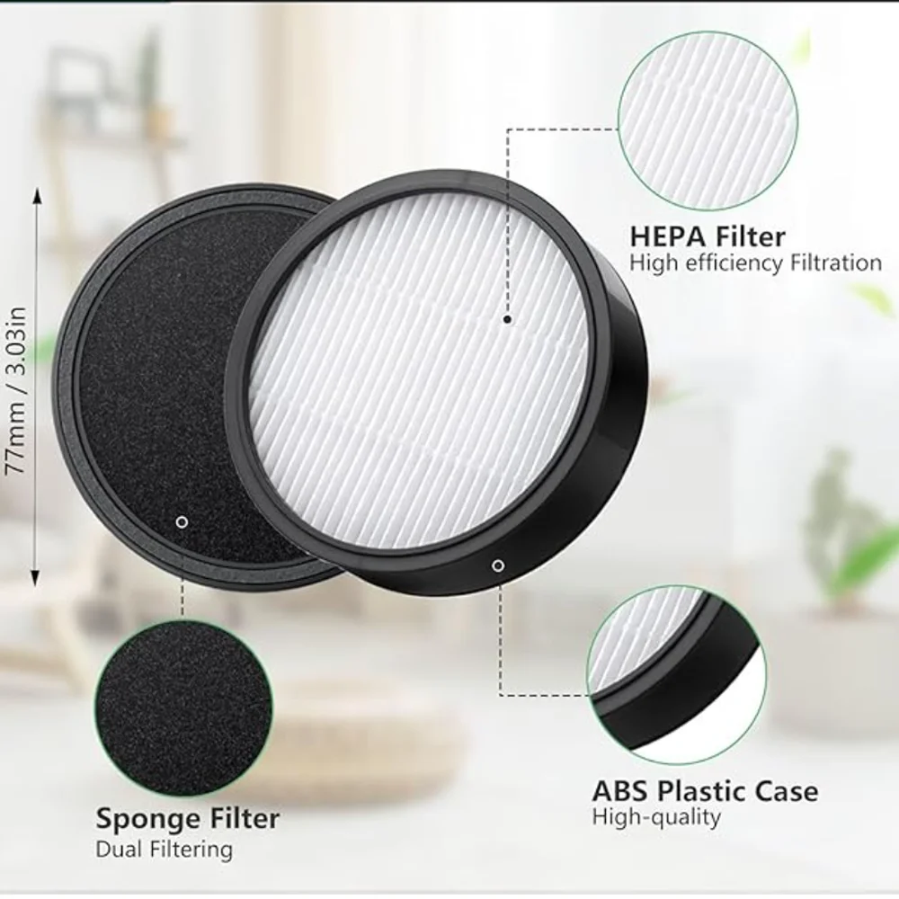 ملحقات الفلتر المتوافقة مع قطع غيار المكنسة الكهربائية Eufy Robot Vacuum 3 في 1 E20