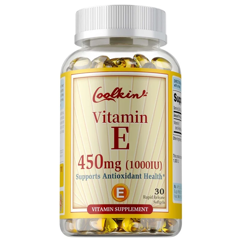 Vitamin E Capsules 450mg - Anti-oxidation, Anti-aging, Improve Skin Condition, Enhance The Immune System, Easy To Absorb