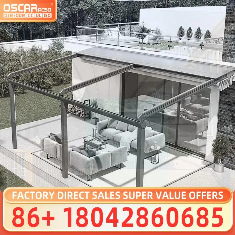 

Motorized Retractable Sun Shading Pergola Awning Roof for Outdoor Use in Gardens Patios and Backyards Retractable Canopy Pergola