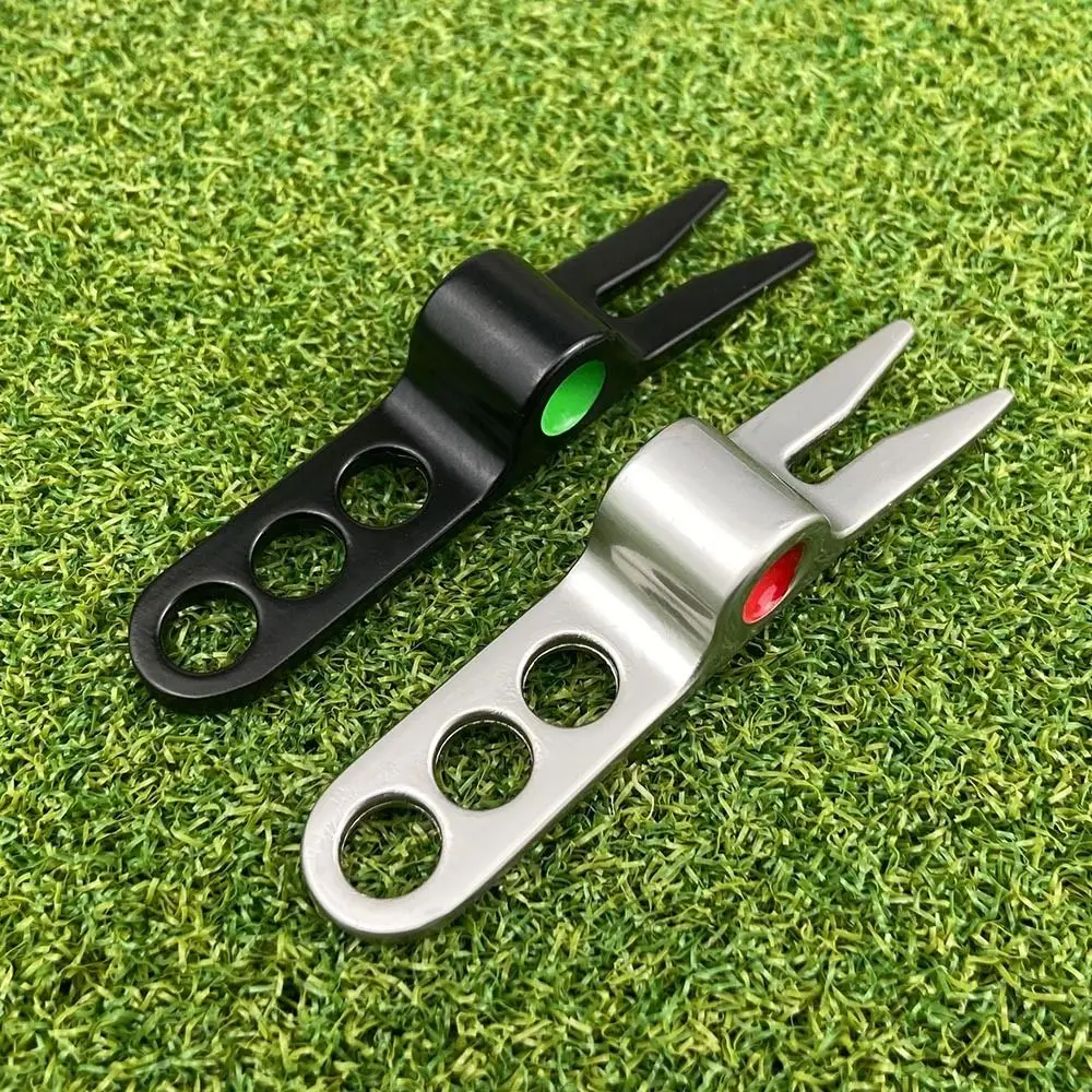 Durable Groove Clean Training Aids manutenzione del prato Golf Divot Pitch Repairer Tool Golf Fork Prongs