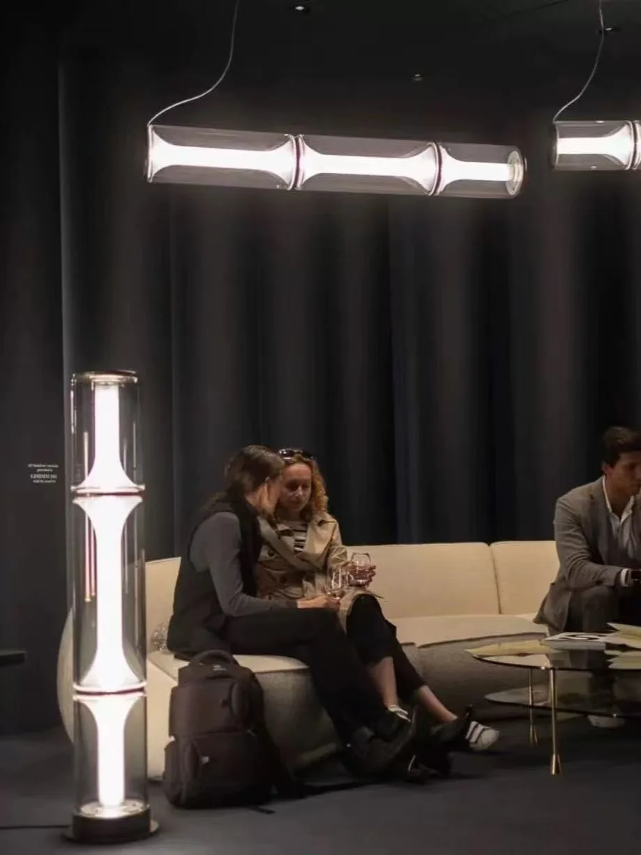 

BOSSEN Luxury Modern Chandelier Dimmable Pendant Light 2025 Designer Transparent glass Floor Lamp Ceiling Lamp for Hotel Villa