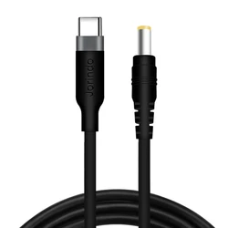 1M uzunluk USB C/tip-c PD 12V 5.5x2.5mm güç kablosu dönüştürücü kablosu için LED ışık dizüstü tip-c PD tetik kablosu