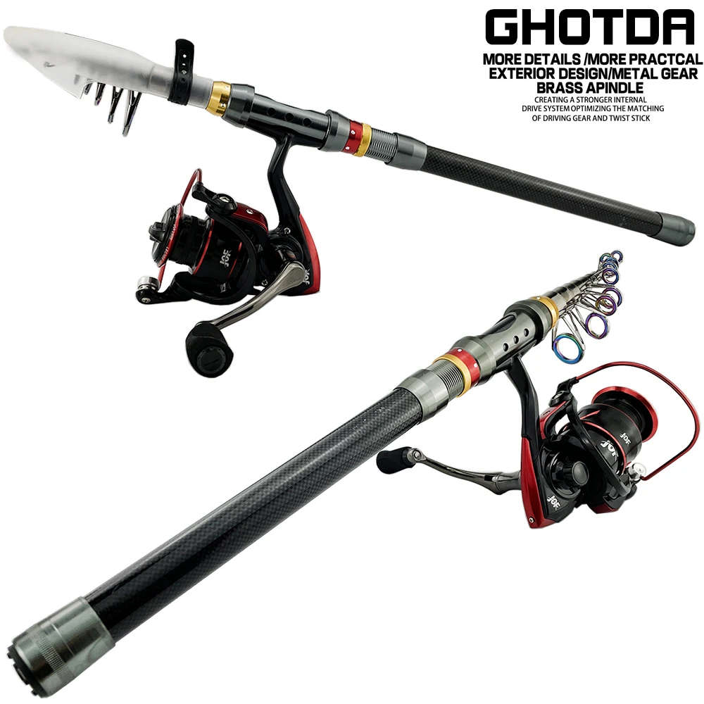 

Spinning Fishing Rod Kit Spinning Reel 5.5:1 2000-5000 Series Carp Fishing Reel Saltwater Assembled Fishing Rod Fishing Tackle